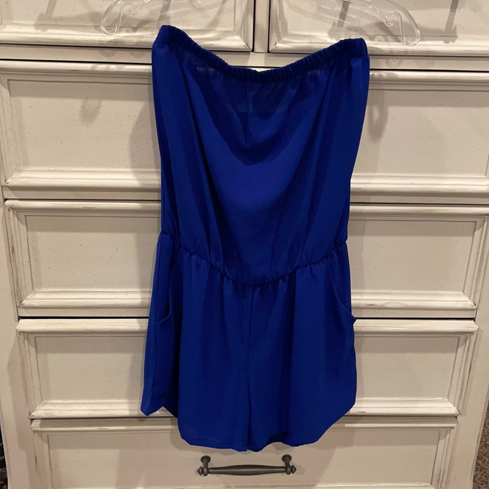 Blue romper